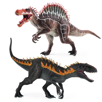 Oenux Динозавр Юрского Периода Спинозавр Индоминус Рекс Фигурки С Открытым Ртом Тираннозавр Животные Коллекция Моделей Детские Игрушки Подарок