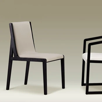 Домашний обеденный стул из скандинавского ясеня, клуб отдыха, современное простое кресло