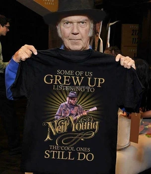 Мужская футболка из органического хлопка Neil Young Harvest (натуральная), приталенная футболка Natural